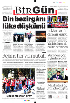 BİRGÜN 15 Mart 2025 gazete manşeti