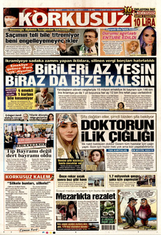 KORKUSUZ 15 Mart 2025 gazete manşeti
