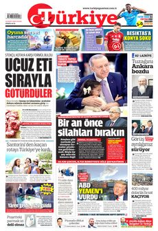 TÜRKİYE GAZETESİ 16 Mart 2025 gazete manşeti