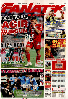 FANATİK 16 Mart 2025 gazete manşeti