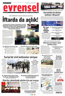 EVRENSEL 16 Mart 2025 gazete manşeti