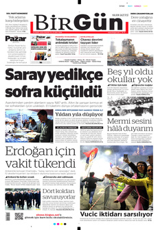 BİRGÜN 16 Mart 2025 gazete manşeti