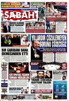 SABAH 18 Mart 2025 gazete manşeti