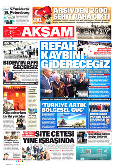 AKŞAM 18 Mart 2025 gazete manşeti