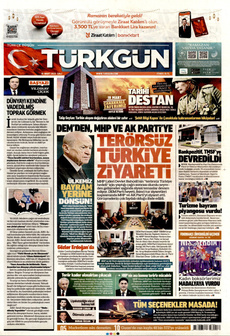 TÜRKGÜN 18 Mart 2025 gazete manşeti