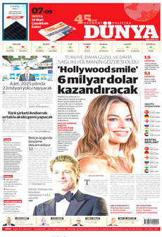 DÜNYA 18 Mart 2025 gazete manşeti