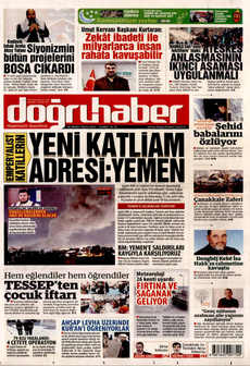 DOĞRU HABER 18 Mart 2025 gazete manşeti