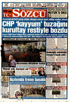 SÖZCÜ 22 Mart 2025 gazete manşeti