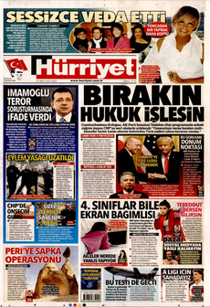 HÜRRİYET 23 Mart 2025 gazete manşeti