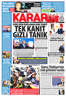 KARAR 23 Mart 2025 gazete manşeti