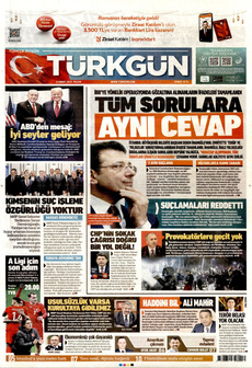 TÜRKGÜN 23 Mart 2025 gazete manşeti