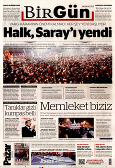 BİRGÜN 23 Mart 2025 gazete manşeti