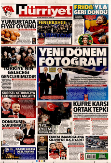 HÜRRİYET 26 Mart 2025 gazete manşeti