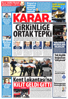 KARAR 26 Mart 2025 gazete manşeti