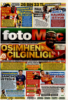 FOTOMAÇ 26 Mart 2025 gazete manşeti