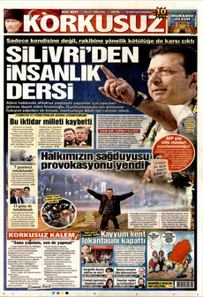 KORKUSUZ 26 Mart 2025 gazete manşeti