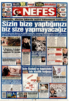 NEFES 26 Mart 2025 gazete manşeti