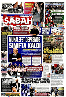 SABAH 29 Nisan 2025 gazete manşeti