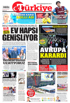 TÜRKİYE GAZETESİ 29 Nisan 2025 gazete manşeti