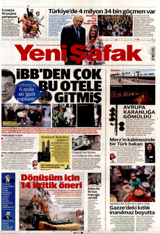 YENİ ŞAFAK 29 Nisan 2025 gazete manşeti