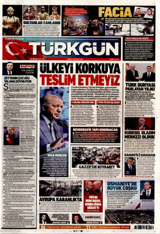 TÜRKGÜN 29 Nisan 2025 gazete manşeti