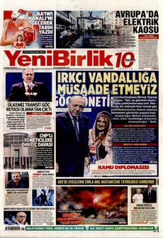 YENİBİRLİK 29 Nisan 2025 gazete manşeti