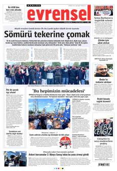 EVRENSEL 29 Nisan 2025 gazete manşeti