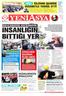 YENİ ASYA 29 Nisan 2025 gazete manşeti