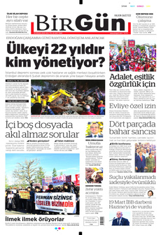 BİRGÜN 29 Nisan 2025 gazete manşeti