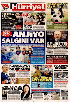HÜRRİYET 6 Haziran 2025 gazete manşeti