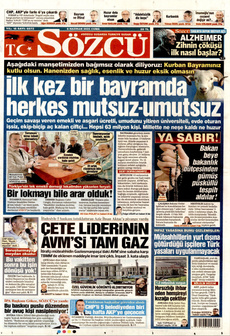 SÖZCÜ 6 Haziran 2025 gazete manşeti