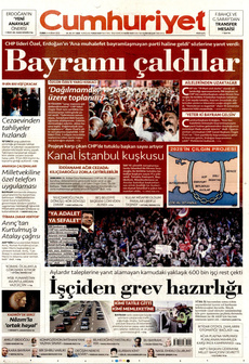 CUMHURİYET 6 Haziran 2025 gazete manşeti