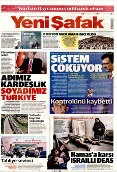 YENİ ŞAFAK 6 Haziran 2025 gazete manşeti