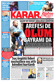 KARAR 6 Haziran 2025 gazete manşeti