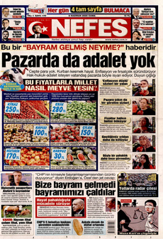 NEFES 6 Haziran 2025 gazete manşeti