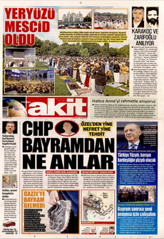 YENİ AKİT 7 Haziran 2025 gazete manşeti