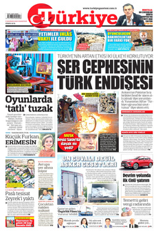 TÜRKİYE GAZETESİ 9 Haziran 2025 gazete manşeti
