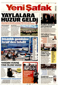 YENİ ŞAFAK 9 Haziran 2025 gazete manşeti