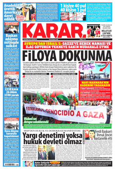 KARAR 9 Haziran 2025 gazete manşeti