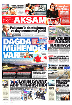 AKŞAM 9 Haziran 2025 gazete manşeti