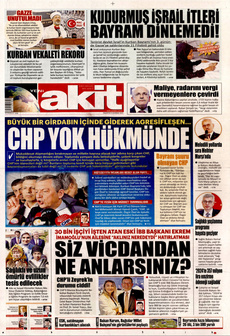 YENİ AKİT 9 Haziran 2025 gazete manşeti