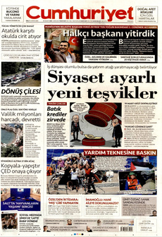 CUMHURİYET 10 Haziran 2025 gazete manşeti