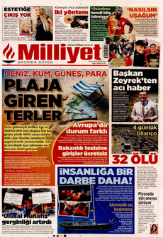 MİLLİYET 10 Haziran 2025 gazete manşeti