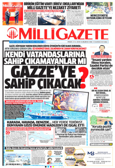 MİLLİ GAZETE 10 Haziran 2025 gazete manşeti