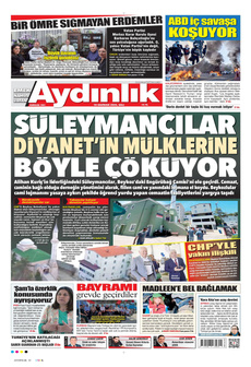 AYDINLIK GAZETESİ 10 Haziran 2025 gazete manşeti