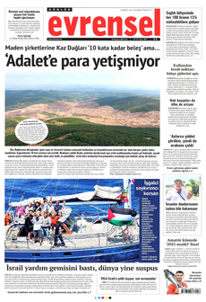 EVRENSEL 10 Haziran 2025 gazete manşeti