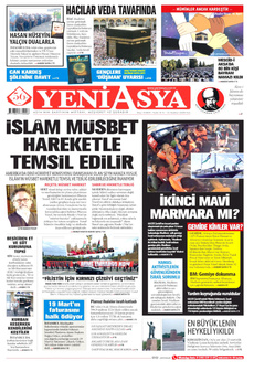 YENİ ASYA 10 Haziran 2025 gazete manşeti