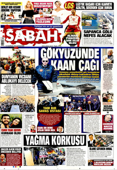 SABAH 12 Haziran 2025 gazete manşeti