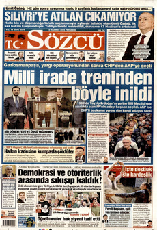 SÖZCÜ 12 Haziran 2025 gazete manşeti