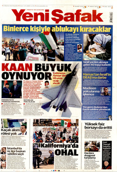 YENİ ŞAFAK 12 Haziran 2025 gazete manşeti